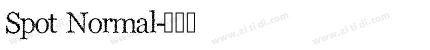 Spot Normal字体转换